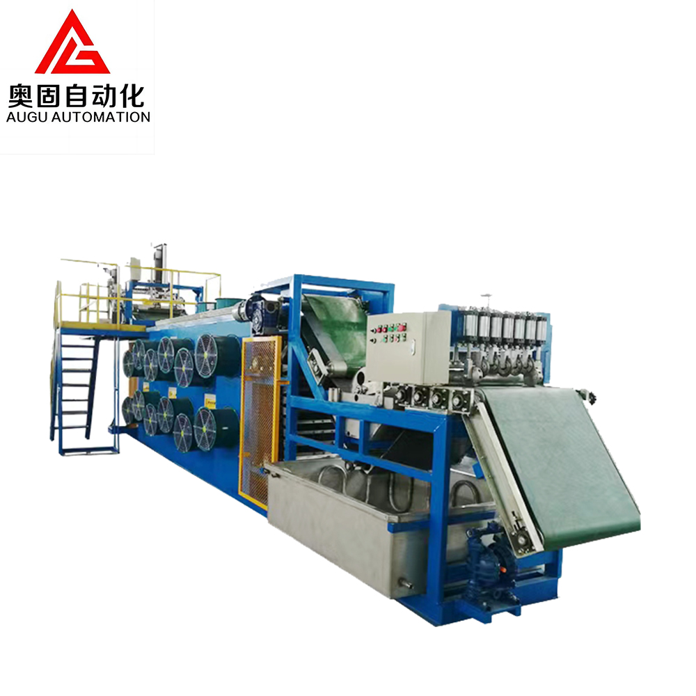 Linea di raffreddamento Augu Batch Off: un must per le fabbriche di gomma, personalizzato per comodità!